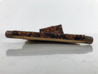 Buddhist Altar Fitting Scroll Vtg Buddha Lotus Owakigake Paper Silk BA307
