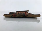 Buddhist Altar Fitting Scroll Vtg Buddha Lotus Owakigake Paper Silk BA307