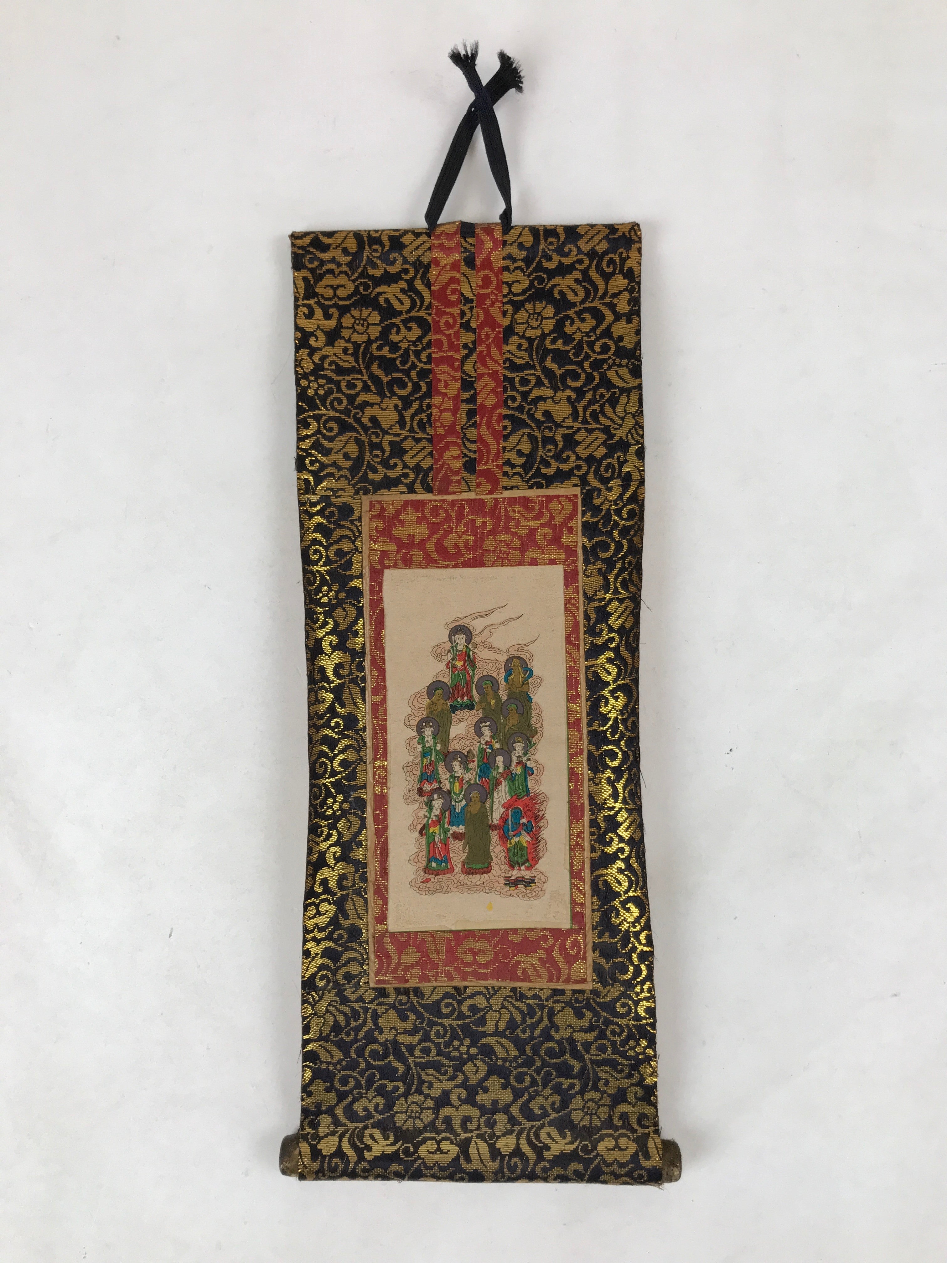 Buddhist Altar Fitting Scroll Vtg Jusanbutsu Shingon Owakigake BA260