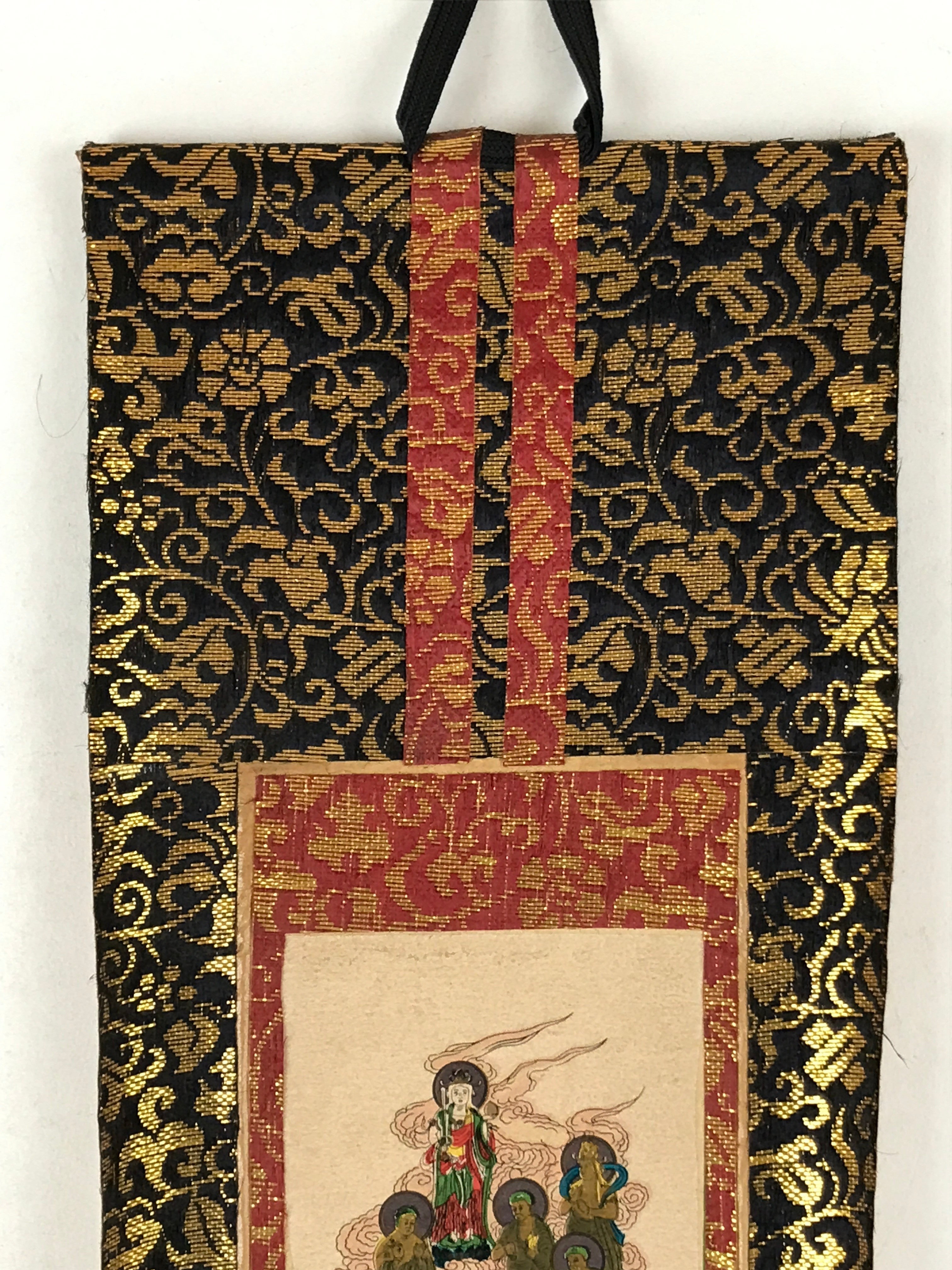 Buddhist Altar Fitting Scroll Vtg Jusanbutsu Shingon Owakigake BA260