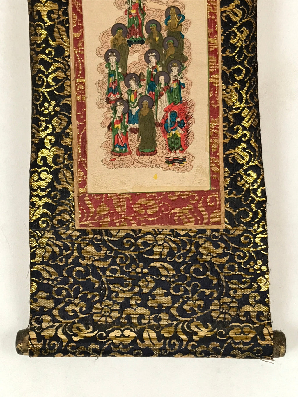 Buddhist Altar Fitting Scroll Vtg Jusanbutsu Shingon Owakigake BA260
