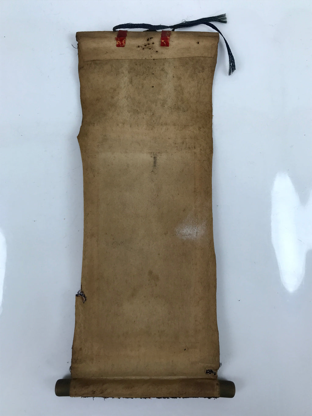 Buddhist Altar Fitting Scroll Vtg Namu Amida Butsu Letters Lotus Owakigake BA308