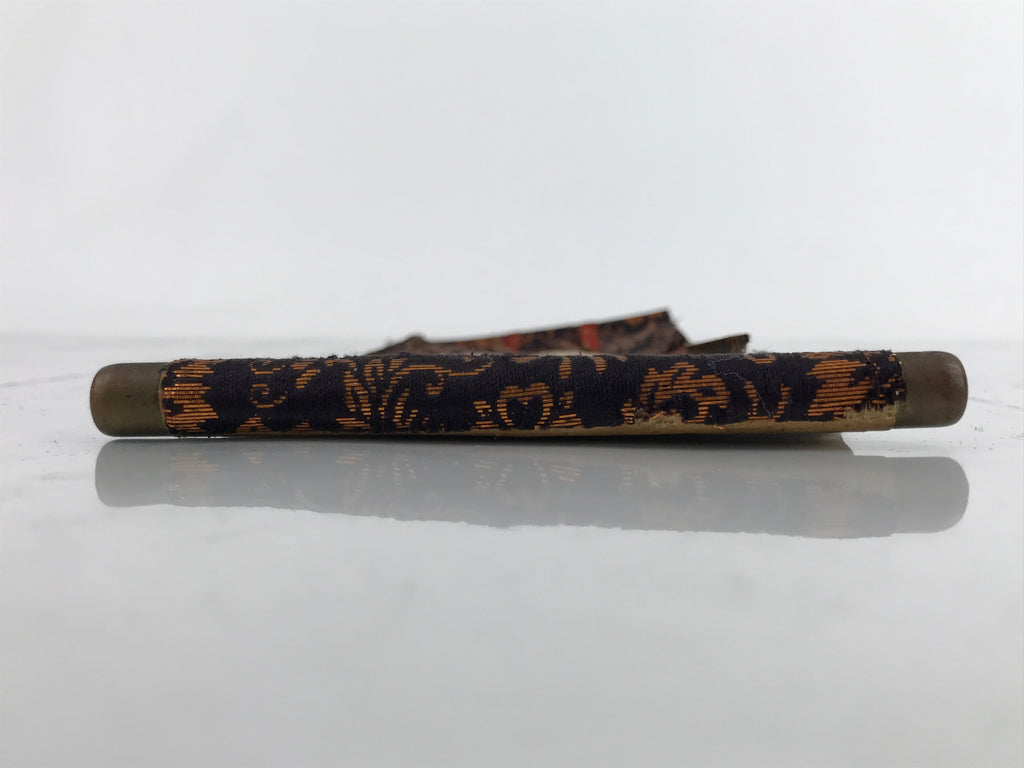 Buddhist Altar Fitting Scroll Vtg Namu Amida Butsu Letters Lotus Owakigake BA308