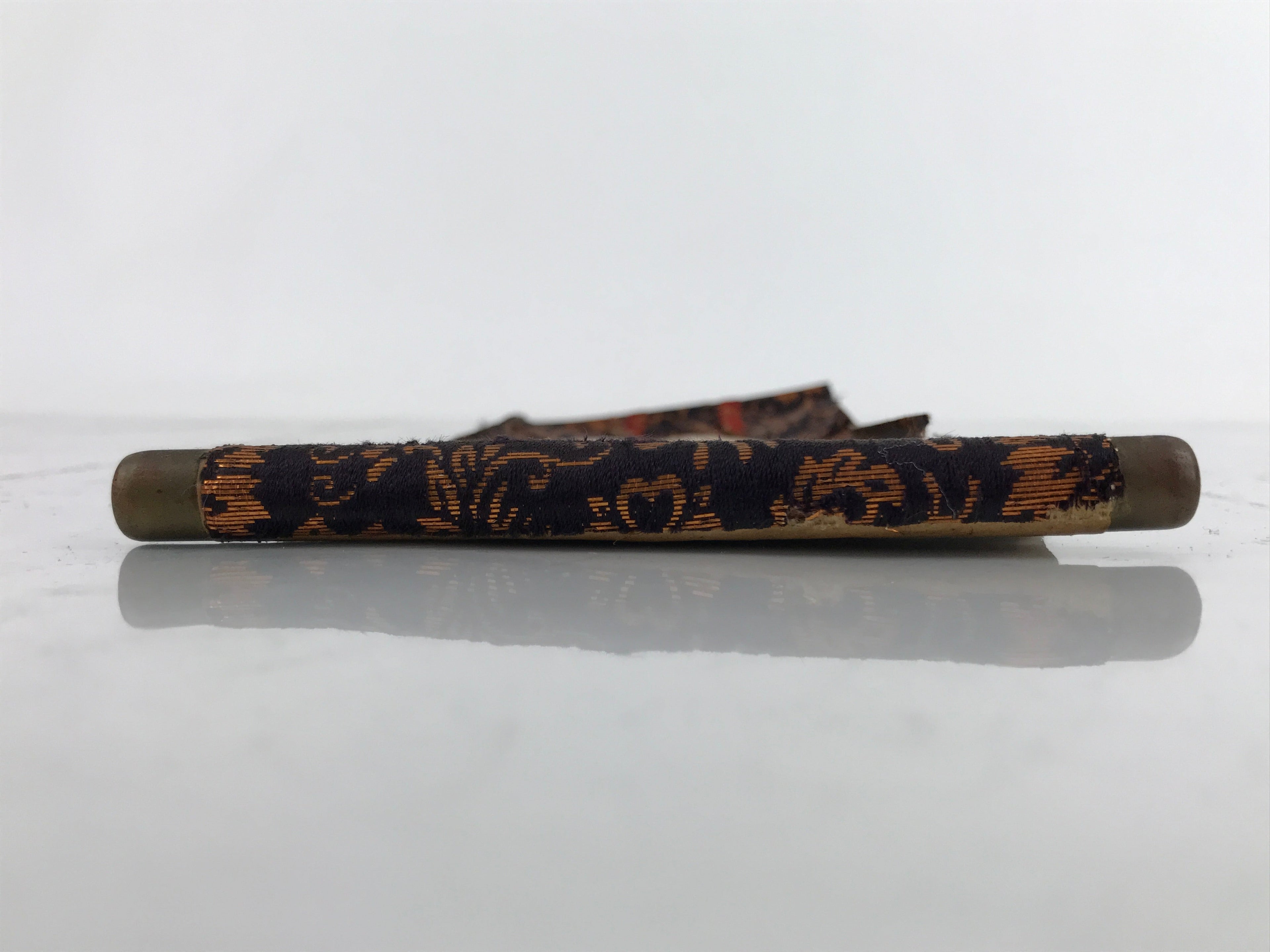 Buddhist Altar Fitting Scroll Vtg Namu Amida Butsu Letters Lotus Owakigake BA308