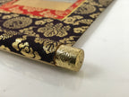 Buddhist Altar Fitting Scroll Vtg Rennyo Kakejiku Wakigake Paper Silk BA420