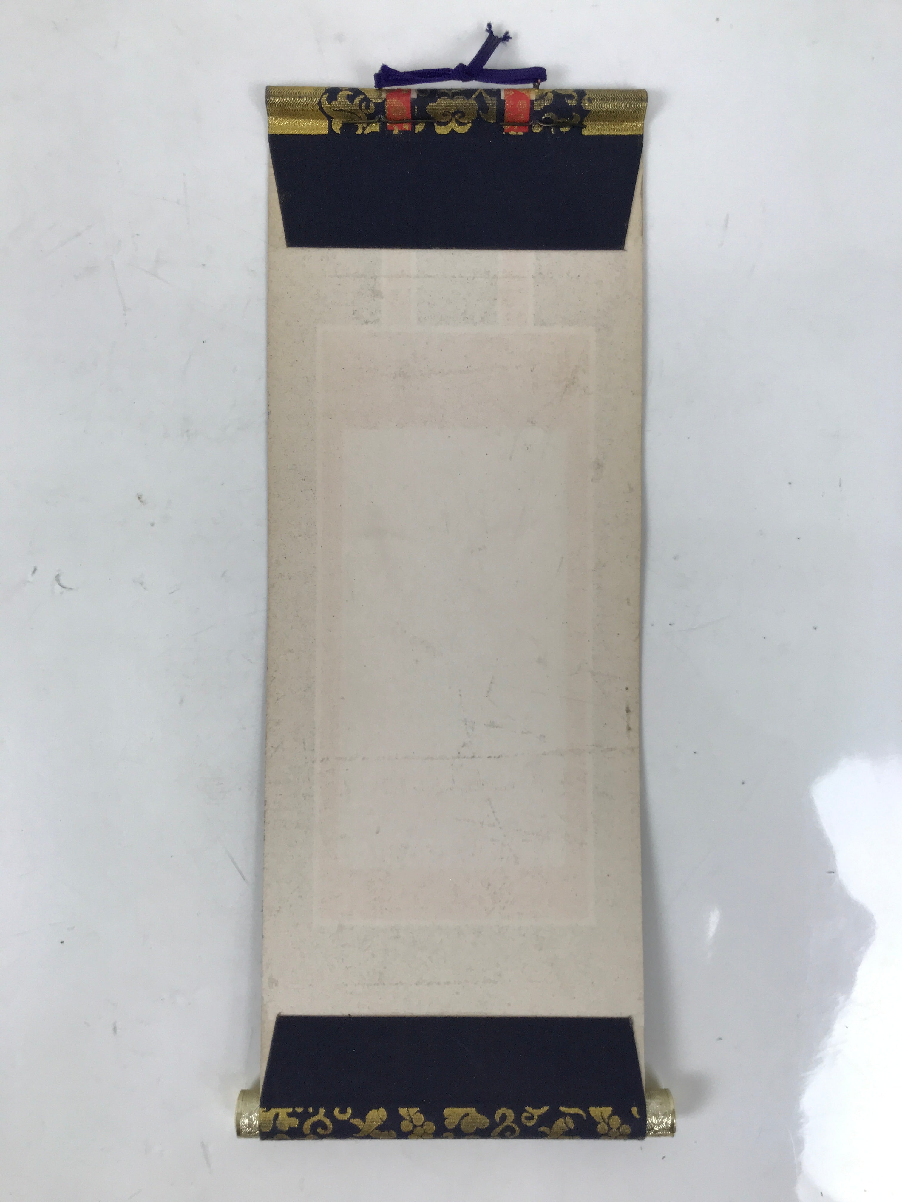 Buddhist Altar Fitting Scroll Vtg Shaka Nyorai Gohonzon Zen Soto Rinzai BA709