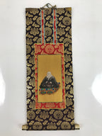 Buddhist Altar Fitting Scroll Vtg Shinran Kakejiku Wakigake Paper Silk BA421