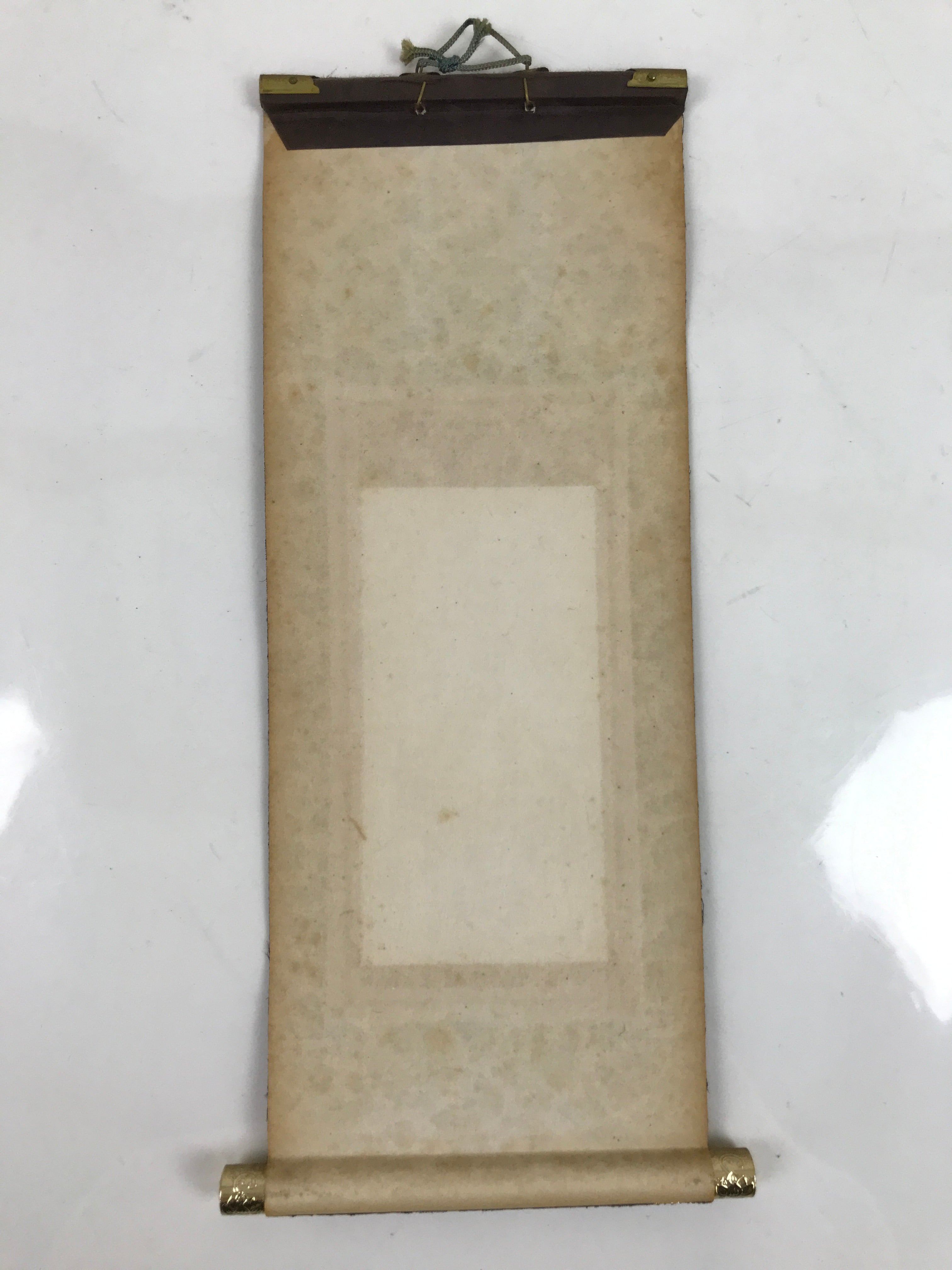 Buddhist Altar Fitting Scroll Vtg Shinran Kakejiku Wakigake Paper Silk BA421