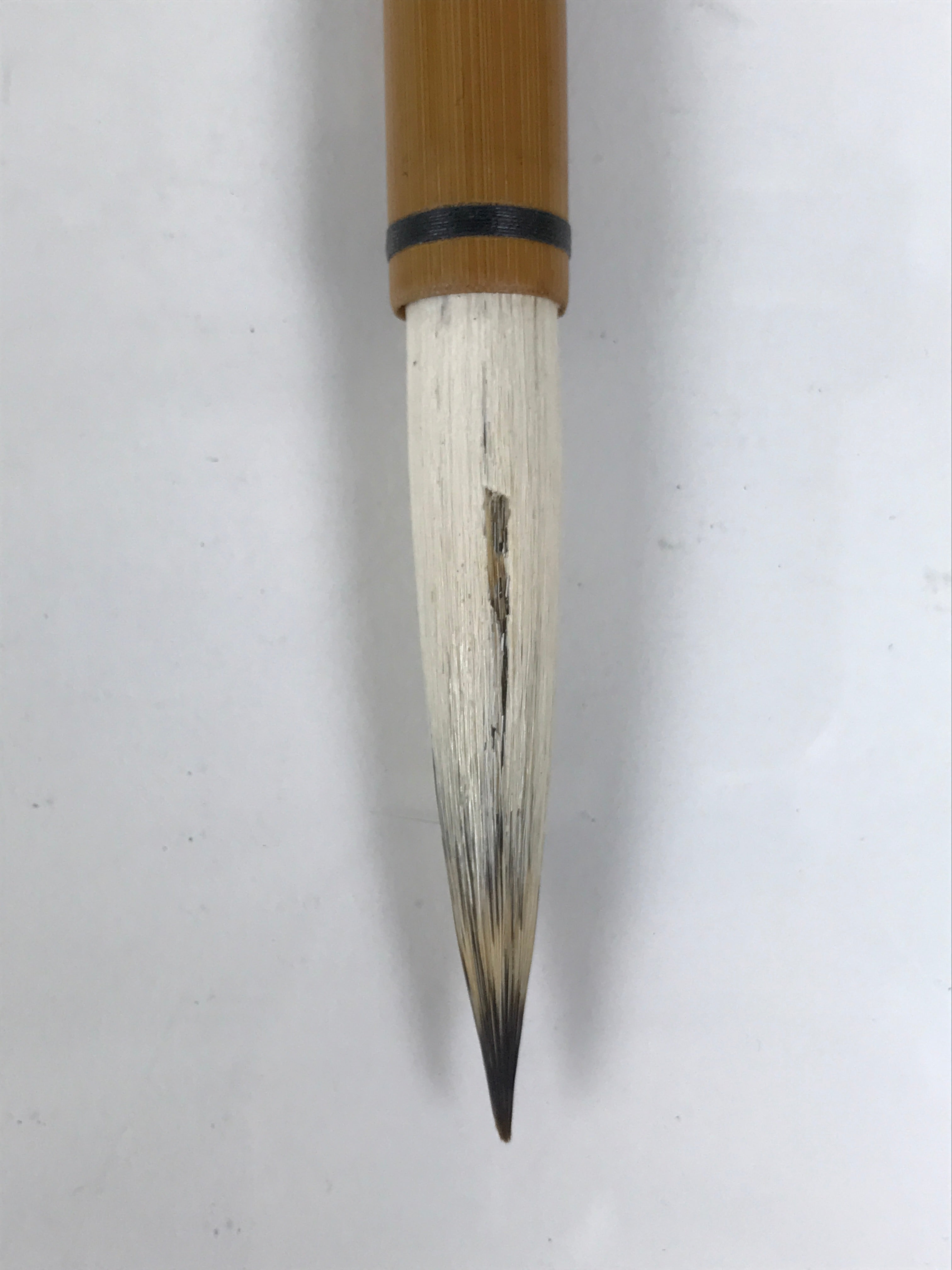 Chinese Calligraphy Brush Vtg Fude Calligraphy Tool Bamboo Shodo Shuji Kanji C11