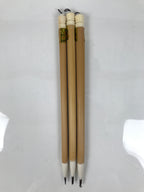 Chinese Calligraphy Tool Brush 3pcs Set Vtg Fude Shodo Shuji Fabric Case JK907