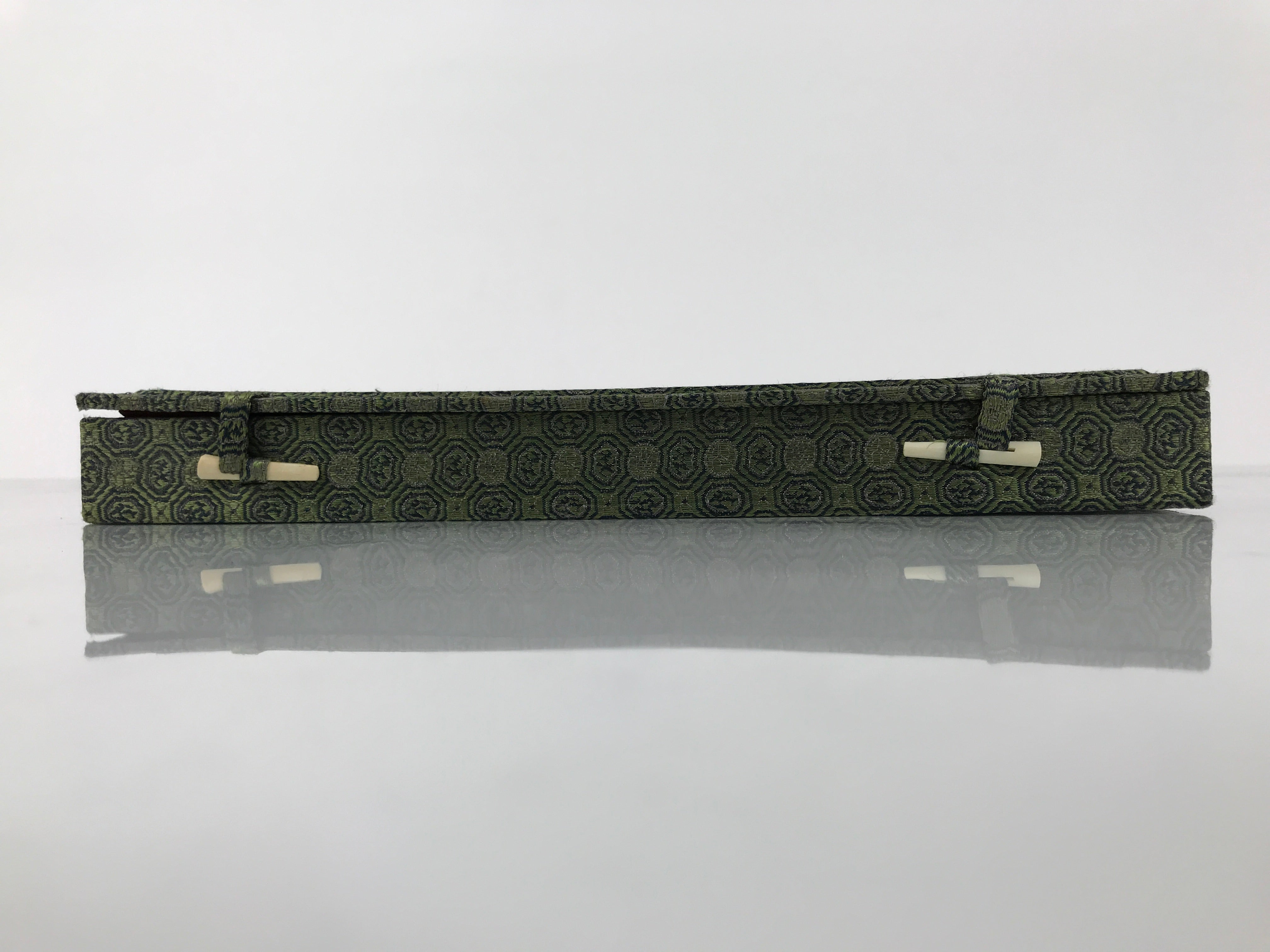 Chinese Calligraphy Tool Brush 3pcs Set Vtg Fude Shodo Shuji Fabric Case JK907