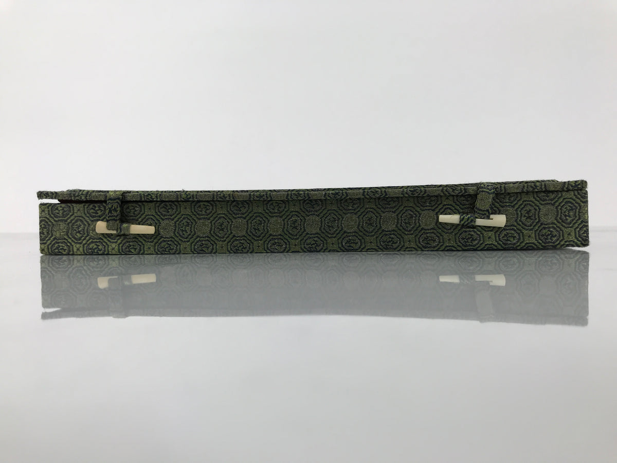 Chinese Calligraphy Tool Brush 3pcs Set Vtg Fude Shodo Shuji Fabric Case JK907