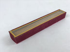 Chinese Carved Santal Wood Folding Fan Vtg Round Geometric Pink Tassel 4D715