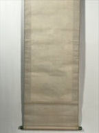 Chinese Hanging Scroll Kakejiku Vtg Mountain Tree River Houses Black KJ125