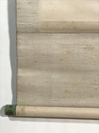 Chinese Hanging Scroll Kakejiku Vtg Mountain Tree River Houses Black KJ125