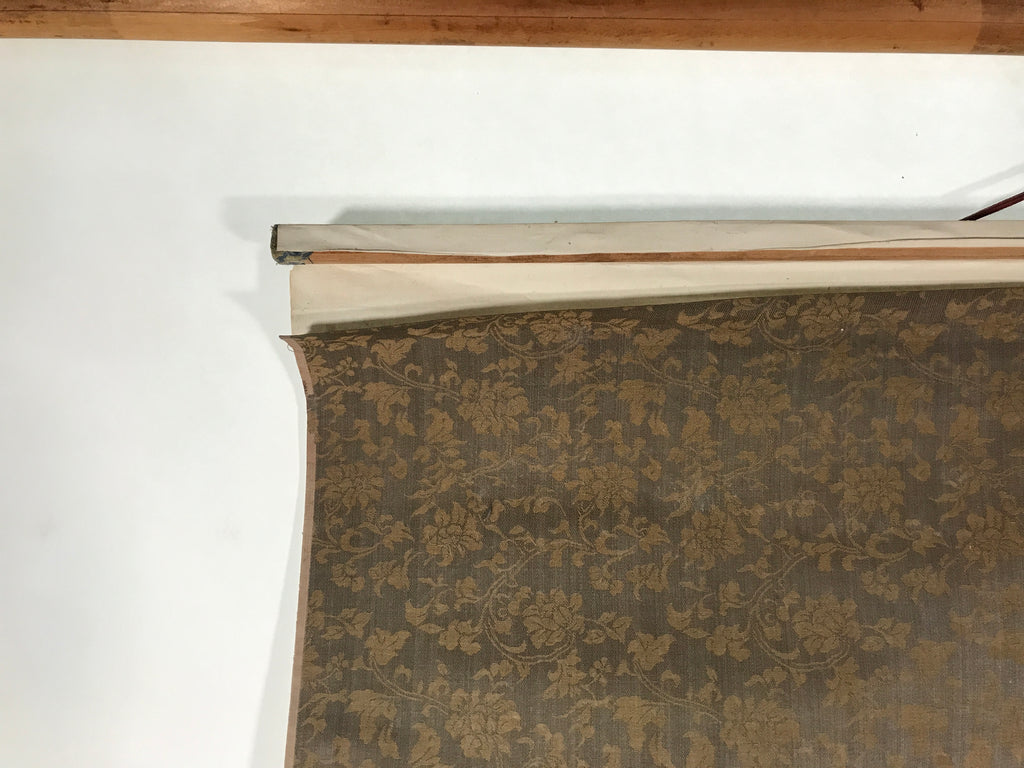 Chinese Hanging Scroll Vtg Kakejiku Tsuru Cranes Matsu Pine Trees Color KJ62