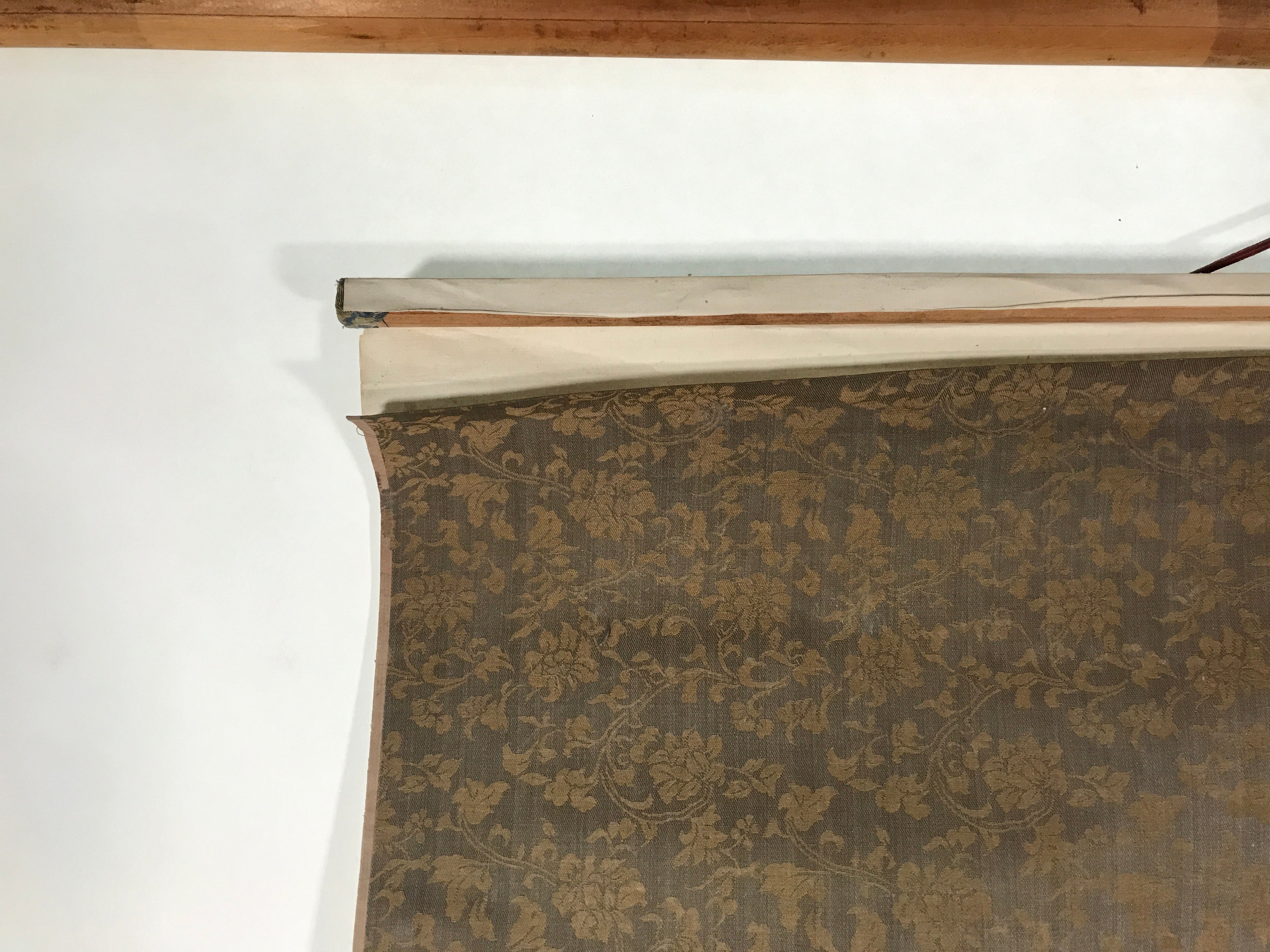 Chinese Hanging Scroll Vtg Kakejiku Tsuru Cranes Matsu Pine Trees Color KJ62