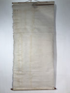 Chinese Hanging Scroll Vtg Kakejiku Tsuru Cranes Matsu Pine Trees Color KJ62
