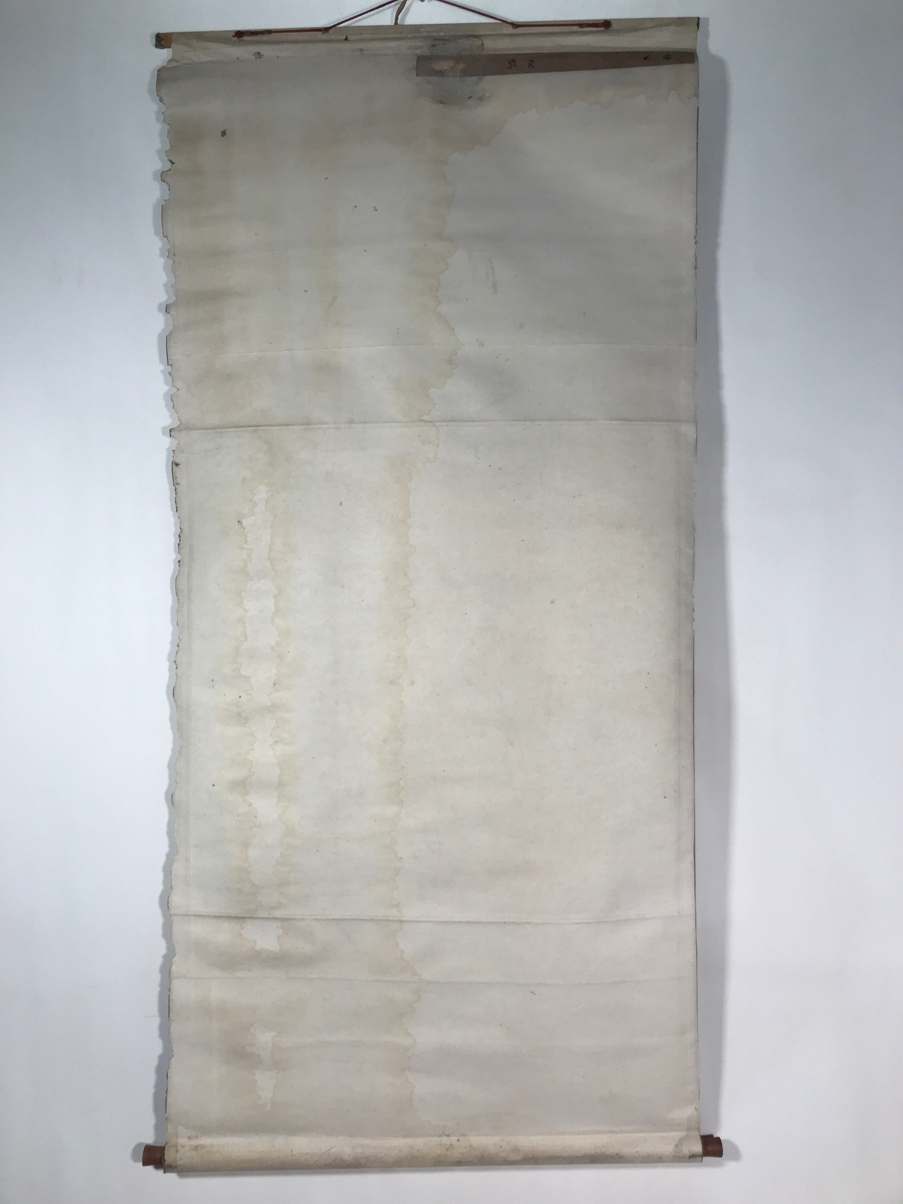 Chinese Hanging Scroll Vtg Kakejiku Tsuru Cranes Matsu Pine Trees Color KJ62