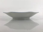 Chinese Porcelain Octagonal Plate Vtg Blue White Tang Children Butterfly PY792