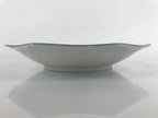 Chinese Porcelain Octagonal Plate Vtg Blue White Tang Children Butterfly PY794