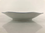 Chinese Porcelain Octagonal Plate Vtg Blue White Tang Children Butterfly PY795