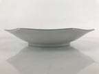 Chinese Porcelain Octagonal Plate Vtg Blue White Tang Children Butterfly PY795