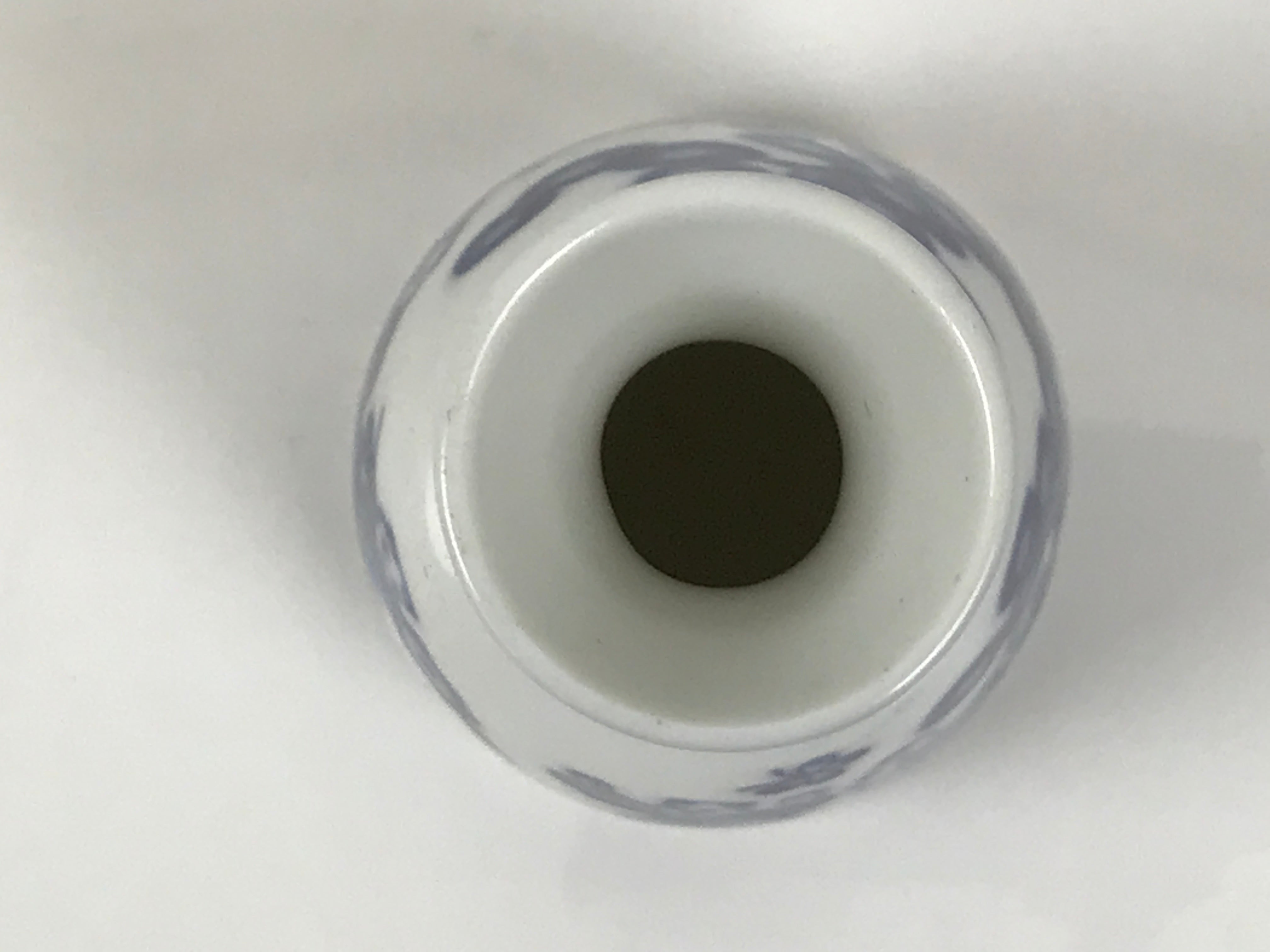 Chinese Porcelain Sake Bottle Tokkuri Vtg Karako Tang Children Blue White TS839