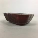 Chinese Porcelain Soy Sauce Dipping Dish Vtg Small Brown Ceramic Shoyuzara PP850