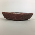 Chinese Porcelain Soy Sauce Dipping Dish Vtg Small Brown Ceramic Shoyuzara PP852