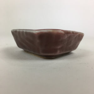 Chinese Porcelain Soy Sauce Dipping Dish Vtg Small Brown Ceramic Shoyuzara PP852