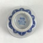 Chinese Translucent Porcelain Sake Cup Vtg Dragon Guinomi White Blue G266