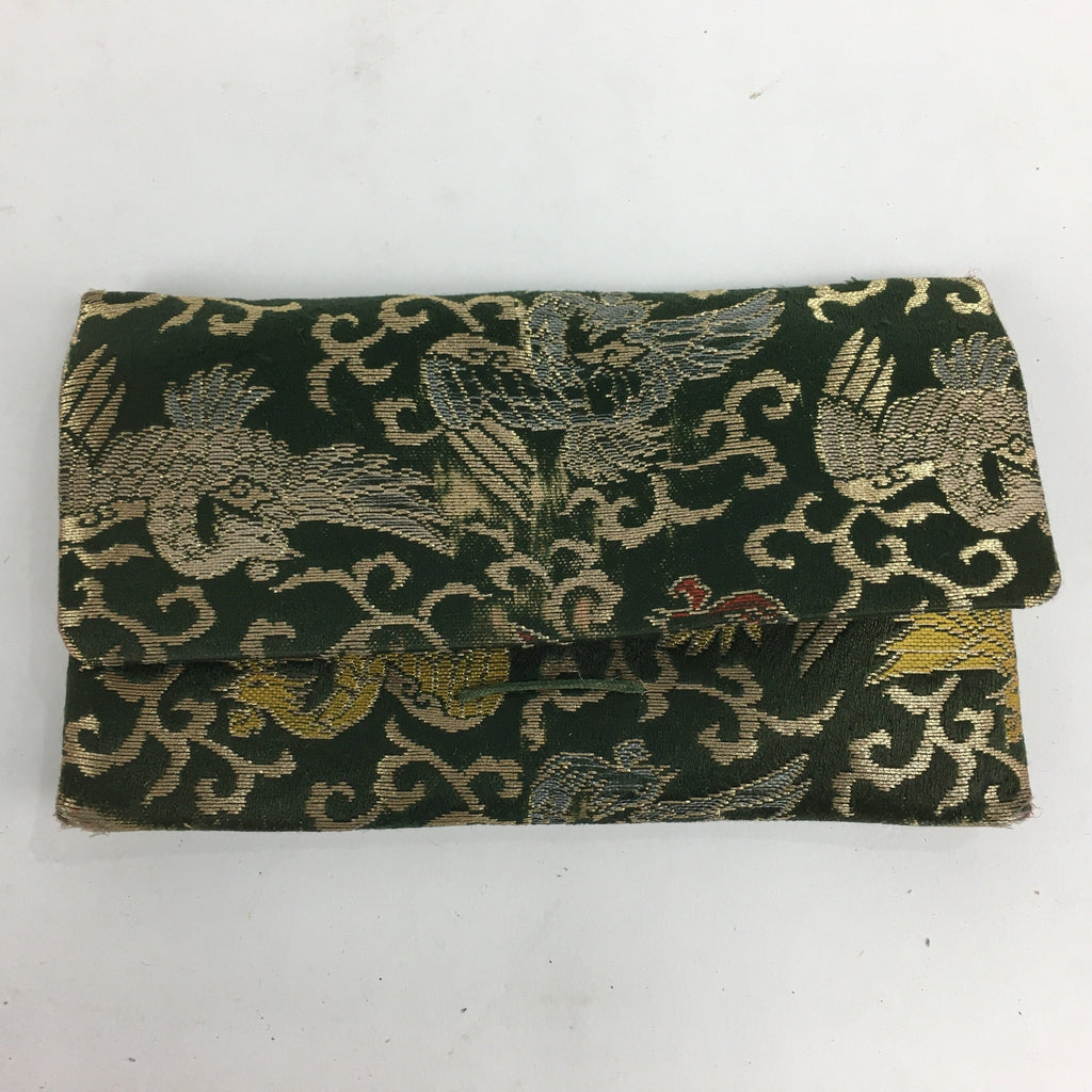 Copy of Japanese Buddhist Fabric Bag And Beads Set Vtg Prayer Beads Juzu Bag BU5