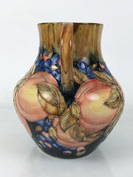 English Ceramic Flower Vase Vtg Tupton Moorcroft Style Pink Peach Berry FK208