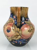 English Ceramic Flower Vase Vtg Tupton Moorcroft Style Pink Peach Berry FK208