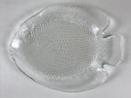 France Arcopal Brand Glass Plate Vtg Fish Tableware Small Plate Kozara QT155