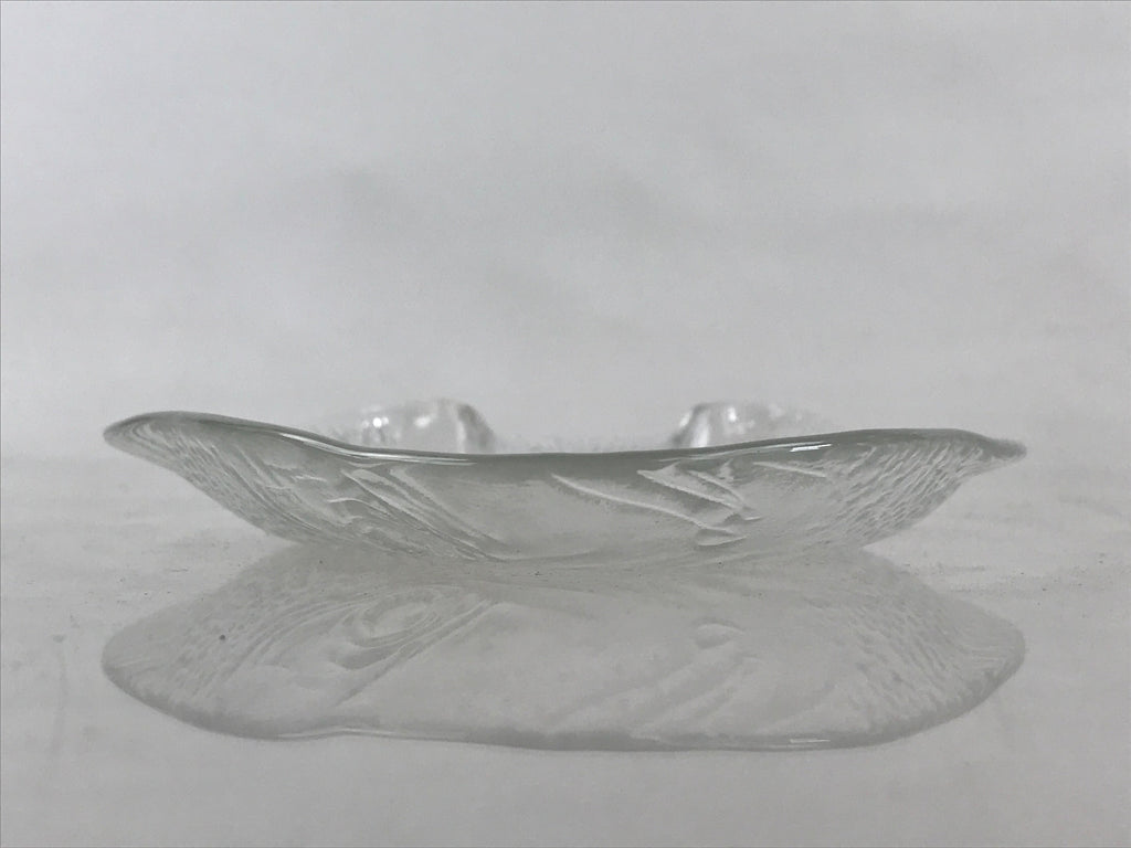 France Arcopal Brand Glass Plate Vtg Fish Tableware Small Plate Kozara QT155