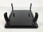 Japanese Lacquered Wooden Legged Ozen Table Vtg Meal Serving Tray Black L623-KT - Tray-chidorivintage.com