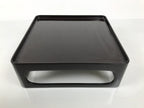 Japanese Wooden Lacquered Cut-Out Ozen Low Table Vtg Serving Tray Black L643-KT - Tray-chidorivintage.com