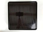Japanese Wooden Lacquered Cut-Out Ozen Low Table Vtg Serving Tray Black L643-KT - Tray-chidorivintage.com
