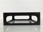 Japanese Wooden Lacquered Cut-Out Ozen Low Table Vtg Serving Tray Black L643-KT - Tray-chidorivintage.com