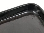Japanese Wooden Lacquered Cut-Out Ozen Low Table Vtg Serving Tray Black L643-KT - Tray-chidorivintage.com