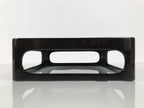 Japanese Wooden Lacquered Cut-Out Ozen Low Table Vtg Serving Tray Black L642-KT - Tray-chidorivintage.com