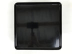 Japanese Wooden Lacquered Cut-Out Ozen Low Table Vtg Serving Tray Black L644-KT - Tray-chidorivintage.com