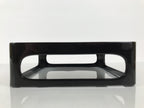 Japanese Wooden Lacquered Cut-Out Ozen Low Table Vtg Serving Tray Black L644-KT - Tray-chidorivintage.com