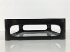 Japanese Wooden Lacquered Cut-Out Ozen Low Table Vtg Serving Tray Black L644-KT - Tray-chidorivintage.com