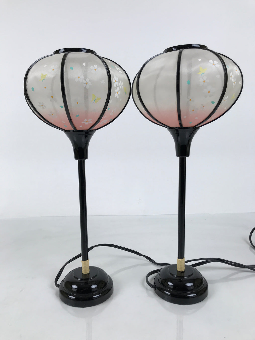 Japanese Hina Doll Furniture Electric Lantern Bonbori Cherry Blossom Pink ID721-FB - Hina Doll Furniture-chidorivintage.com