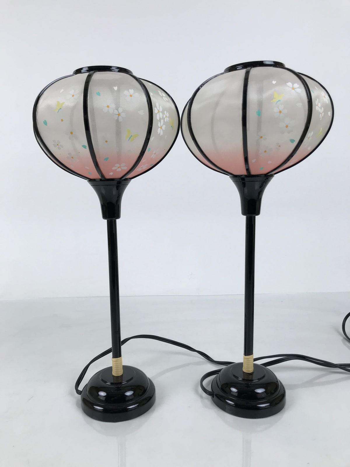 Japanese Hina Doll Furniture Electric Lantern Bonbori Cherry Blossom Pink ID721-FB - Hina Doll Furniture-chidorivintage.com