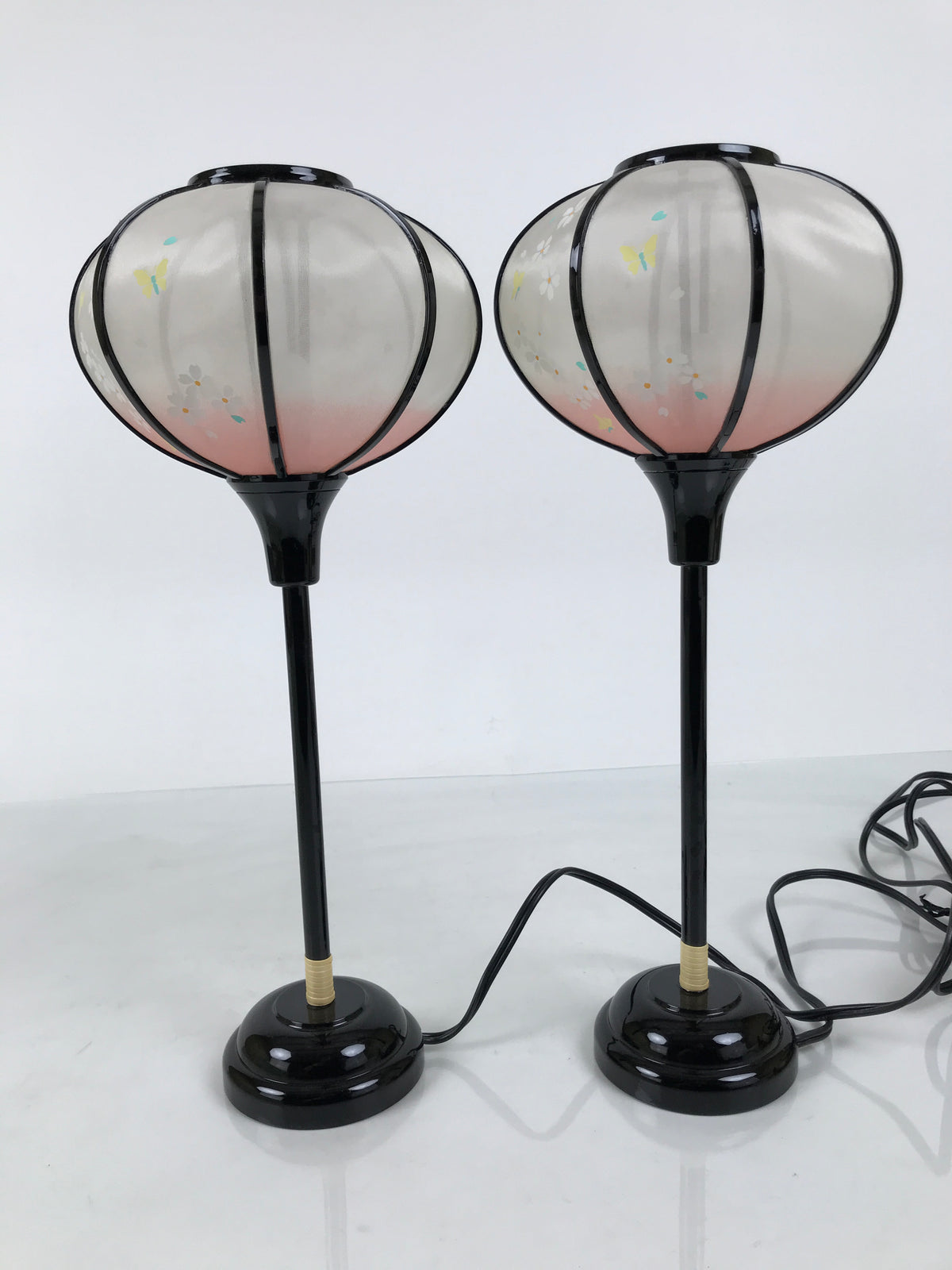 Japanese Hina Doll Furniture Electric Lantern Bonbori Cherry Blossom Pink ID721-FB - Hina Doll Furniture-chidorivintage.com