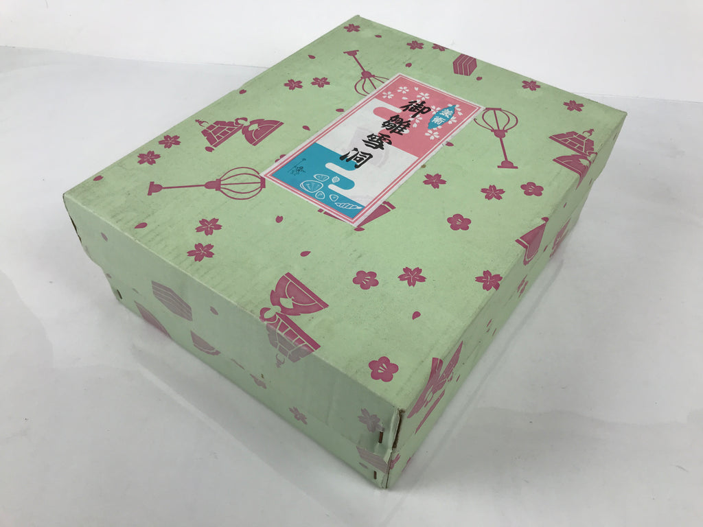 Japanese Hina Doll Furniture Electric Lantern Bonbori Cherry Blossom Pink ID721-FB - Hina Doll Furniture-chidorivintage.com